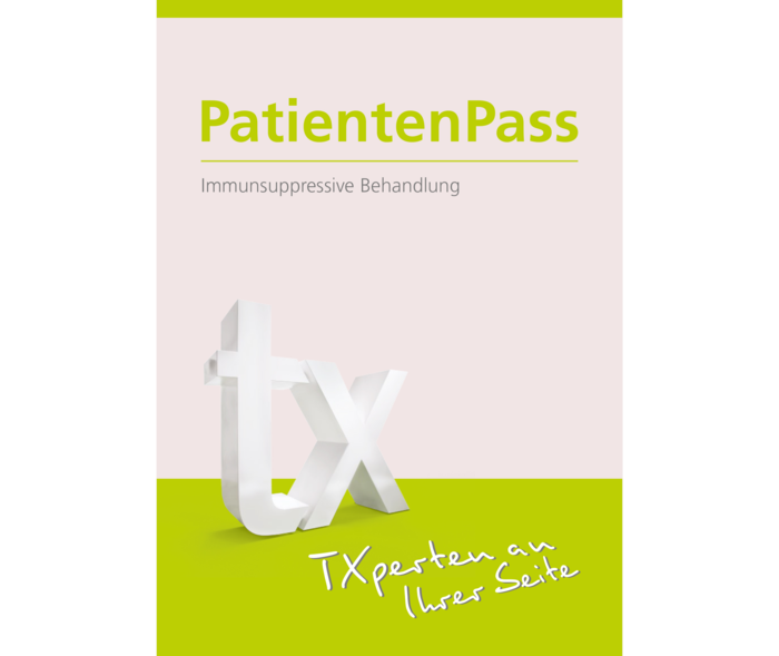 Titelblatt des Patientenpasses.